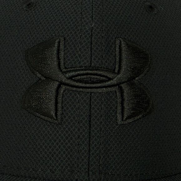 Under Armour Mens Size L/XL UA Blitzing 3.0 Cap Headwear Baseball Hat Black New - Picture 2 of 7